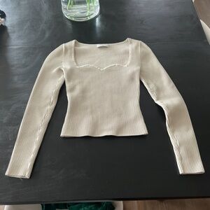 Aritzia Sculpt Knit Long Sleeve Top